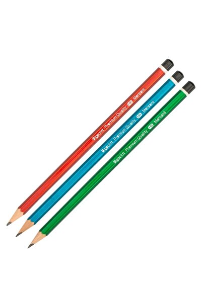 bigport Mercanlı Kurşun Kalem 3 Adet