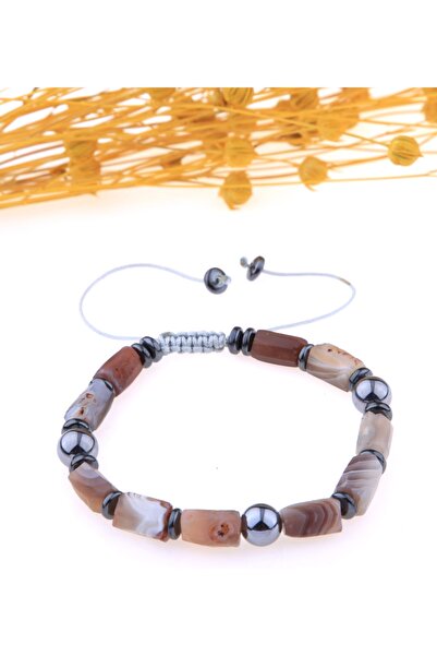 OSMANLI DOĞAL TAŞ عقيق بوستوانا المعتمد، تريهارتز، سوار الهيماتيت