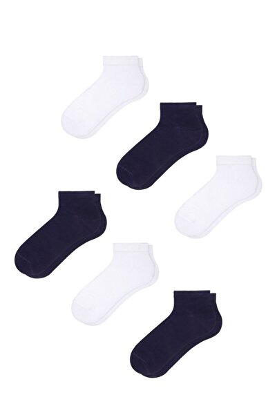 MEM SOCKS Ciorapi unisex, negru, alb, din bambus, pachet de 6