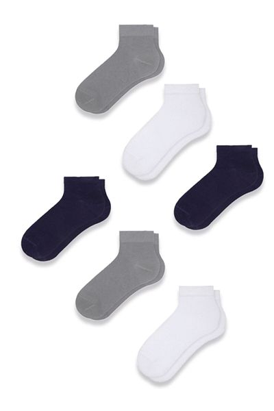 MEM SOCKS Унисекс черни бели сиви бамбукови ботуши Чорапи Опаковка от 6 бр