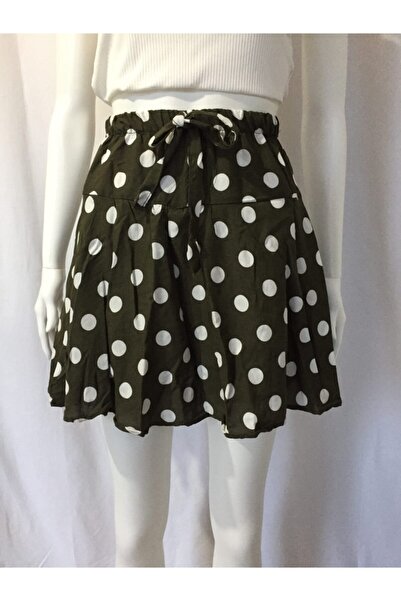 DAISY MODA Puantiyeli Şort Etek