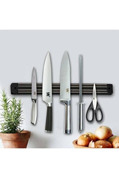 Genel Markalar Mıknatıslı Bıçak Askısı Bıçak Tutucu Bıçak Askısı Duvara Monte 33ccm