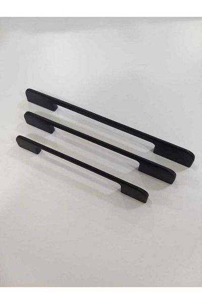 ARON Meriç Kulp Matte Black Furniture Cloakroom Drawer Cabinet Handle 224mm