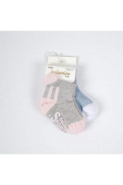 Katamino Morgan 2-Piece Baby Girl Socks with Abs