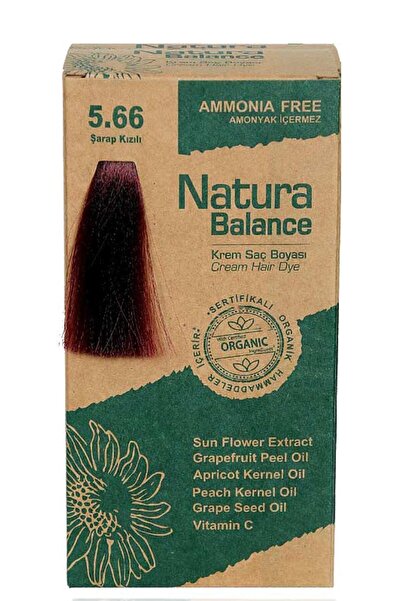 NATURABALANCE Saç Boyası Şarap Kızıl