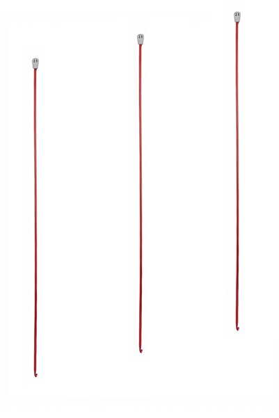 tuhafiyecimiz #2,5 Numara (2,5mm) Gagalı Renkli Örgü Şişi - Tunus Işi, Afgan ...