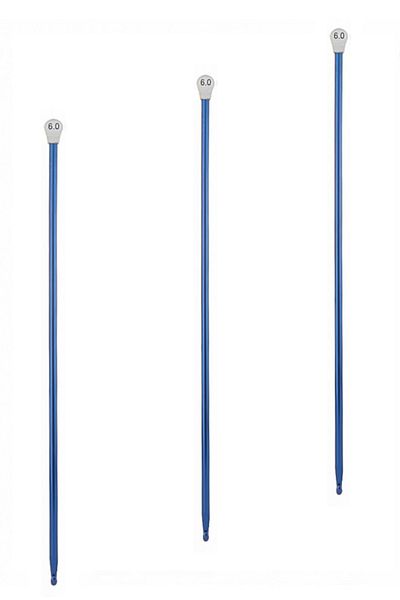 Skc #Size 6 (6mm) Colored Knitting Skewer with Beak - Tunisian, Afghan Skewer Knitting Skewer - No: 6