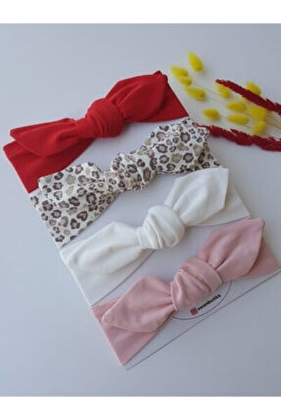 Swan Butik Kiz Bebek Bandana Toka Seti 4 Lu Kirmizi Pudra Pembe Leopar Beyaz Fiyati Yorumlari Trendyol
