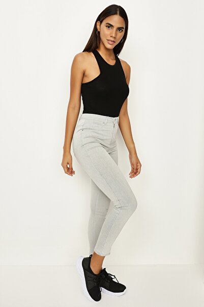 Select Moda Жіночі сірі обтягуючі штани
