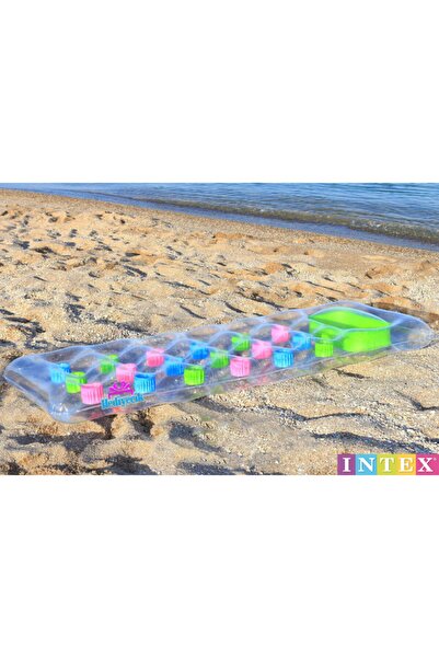 hediyecik Intex Şeffaf Bardaklı Büyük Boy Havuz Ve Deniz Yatağı 188x71 Cm