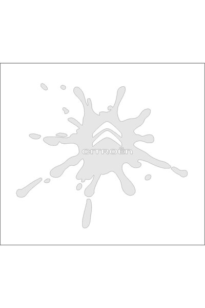 Sticker Fabrikası ملصق 13x10 سم لغطاء خزان الوقود سيتروين - 00911