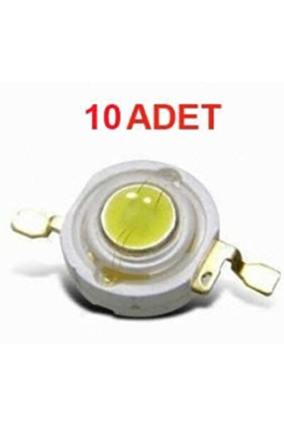 Genel Markalar 10 Adet 1w Power Led - 1 Watt Power Led Beyaz