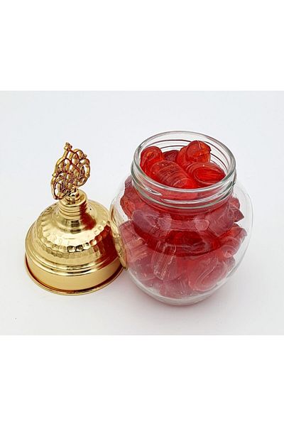yayla kuruyemiş Akide Sugar Glass Jar with Cinnamon 150g