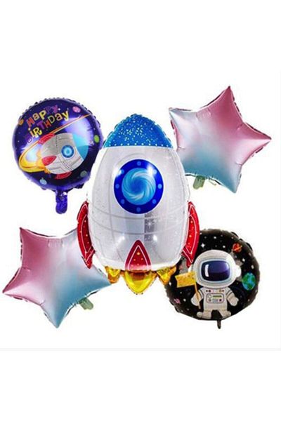 Happyland Space Themed Foil Balloon Set