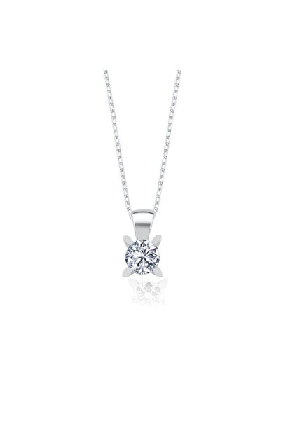 Effective Diamond 1.50 Karat Markiz Esinti Ikili Tektaş Gümüş Set