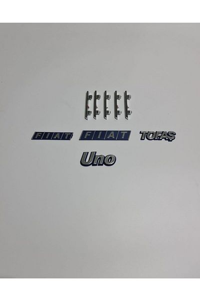 NURPAR Fiat Uno S 1.4 Shutter Trunk Fender Arma Lettering Set 1St Class Compatible