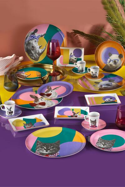 Porland Pretty Animals Porselen Servis Ve Sunum Seti 20 Parça