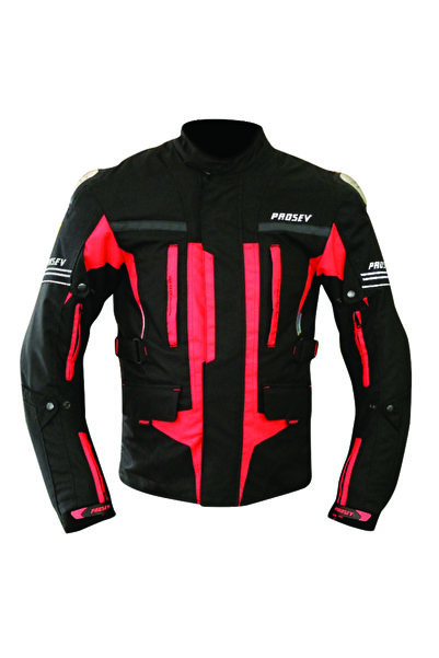 Prosev Erkek Siyah Motosiklet Montu