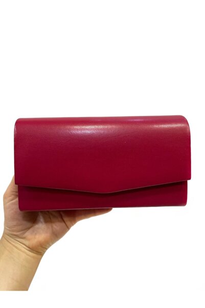 Busrabags Red Leather Women's Evening Dress Bag