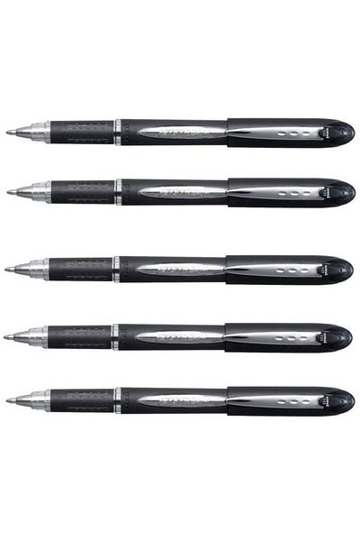 UNİ-BALL Jetstream Quick Writing Pen 1.0 1 Pack (sx-210) Black 5 Pieces