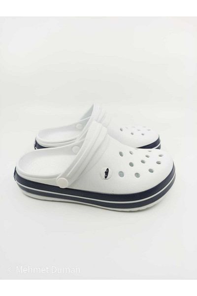 Akınal Bella **Cumpărați o mărime mai mare** Papuci Sabo albi unisex