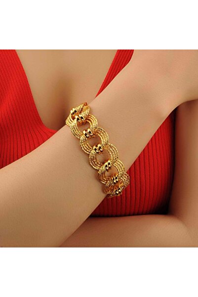 barisiva gold Küçük Halkalar Bileklik