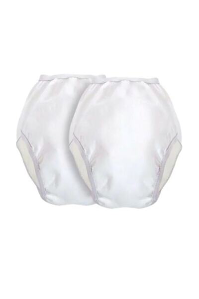 Sevi Bebe Pantaloni albi de antrenament pentru copii, unisex, pachet de 2