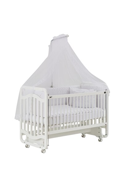 G&G baby Bebek Krem Beşik Cibinliği  Ve Metal  Cibinlik Askısı