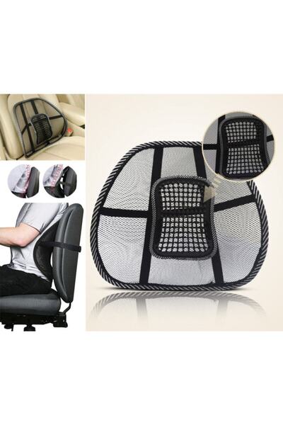 Keskin Hediyelik Sırt Dayama Filesi Bel Desteği Minderi Ofis Araç Koltuk Vücut Masajlı Yastığı