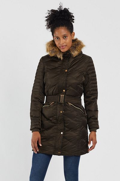 DYNAMO Mantel - Khaki - Puffer