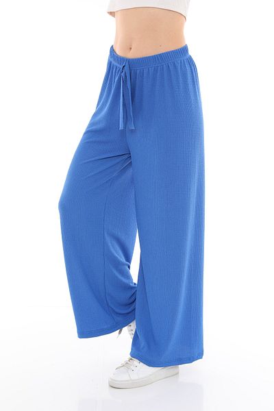 Arvin Pijama Women's Elastic Waist Wide Leg Pants