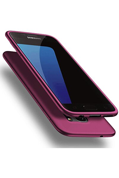 Molly Galaxy S7 Uyumlu Mürdüm Mat Silikon Kılıf
