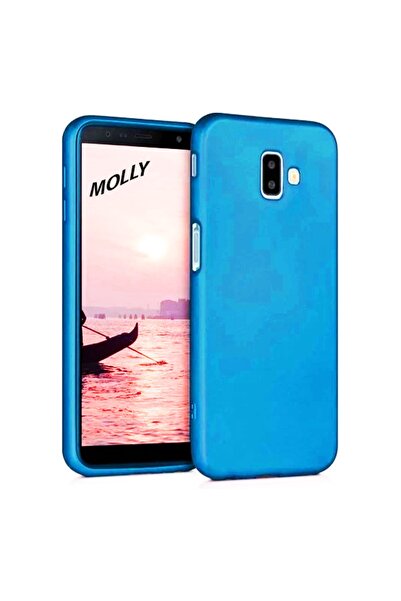 Molly Galaxy J6 Plus Uyumlu Mavi Mat Silikon Kılıf