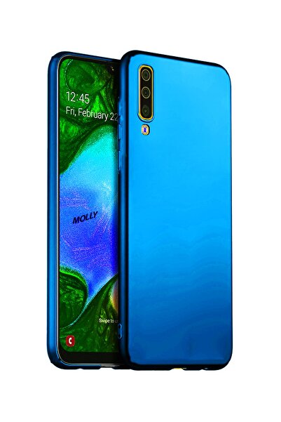 Molly Galaxy A70 Uyumlu Mavi Mat Silikon Kılıf