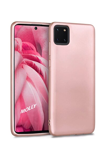 Molly Galaxy Note 10 Lite (A81) Uyumlu Rose Mat Silikon Kılıf