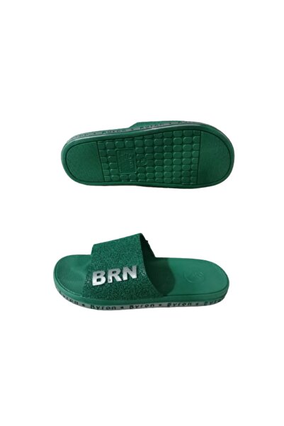 Byron Brn B050-10 Ανδρική αντιολισθητική σόλα Χακί Sea Beach Pool Daily Walking Slippers