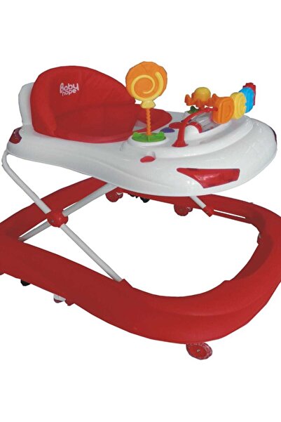 BabyHope Tobby Yürüteç Kırmızı Beyaz /