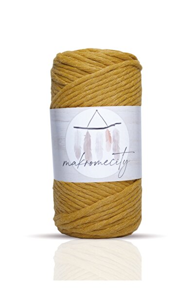 Makromecity Premium 3mm Macrame Floss - Scalable Hobby Set Khaki Mustard Ecru