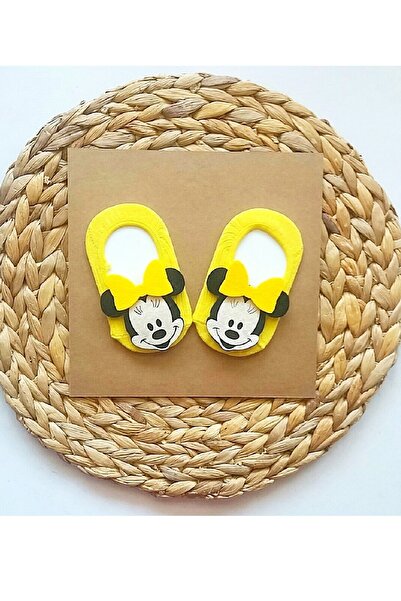 Asa Bebek Çocuk جوارب راقصة باليه مزينة باللون الأصفر للفتيات الصغيرات