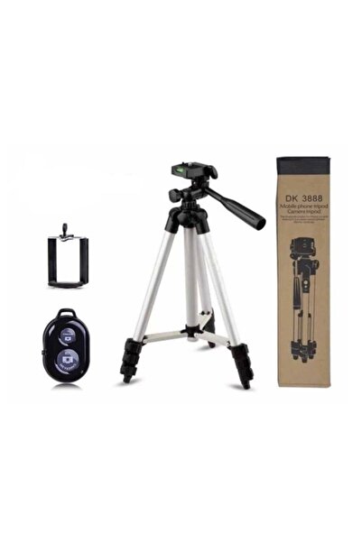 JUNGLEE Bluetooth Kumandalı Profesyonel Tripod 102 cm Ayarlanabilir Kamera Ve...
