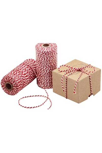 Skc Kırmızı Beyaz Ip 50 m