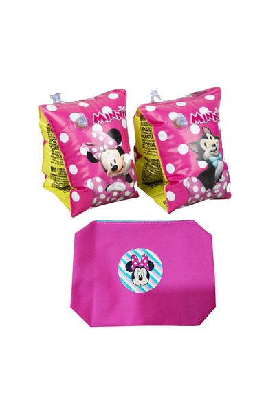 Minnie Mouse Minnie Licensed Inflatable Sea and Pool Swimming Sleeve with Bag