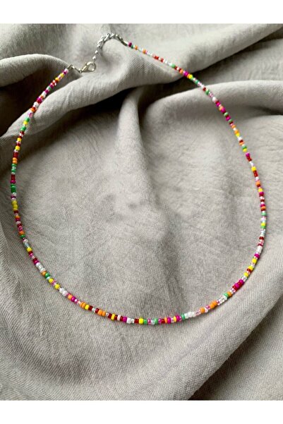 Karlay Rainbow Colorful Bead Necklace