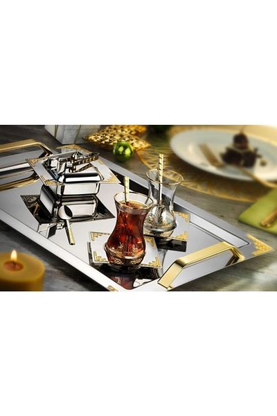ÖzSa Home Hürrem Gold Tea Set 40 Pieces