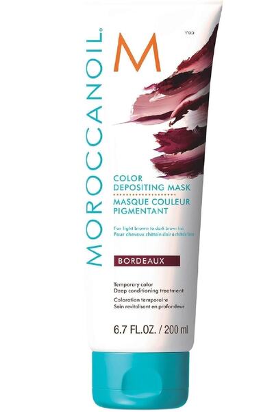 Moroccanoil Color Depositing Mask Bordeaux Bordo Renk Tazeleyici Bakım Maskesi 200 ml