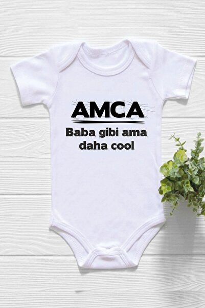 Uncle Is Like Dad But Cooler Printed Baby Body