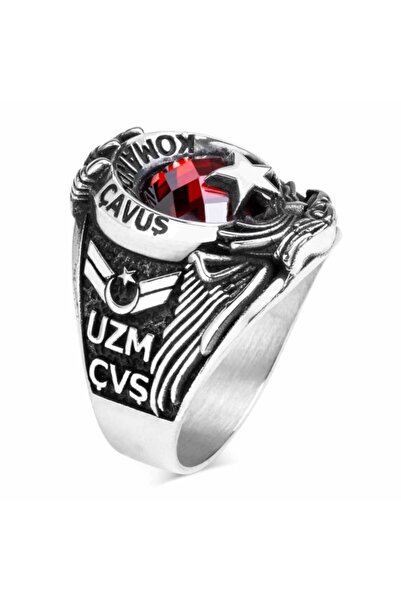 Anı Yüzük Ay Yıldızlı Komando Uzman Çavuş Yüzüğü