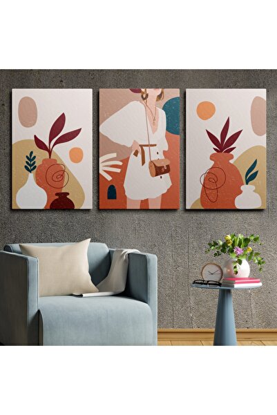 HOMEPACK Platno za zidnu sliku, set od 3 dela platna za slikanje Hp083