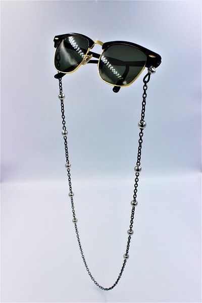fullcontrol Unisex Black Bulk Glasses Chain
