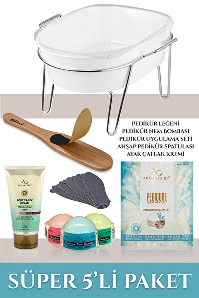 Argan Cure Pedikür Leğeni Süper Paket 5'Li